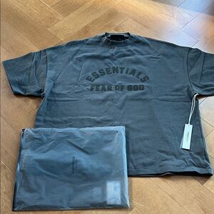 Fear of God Essentials Charcoal Tee